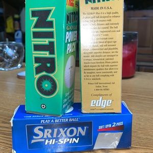 Nitro and Srixon Golf Balls